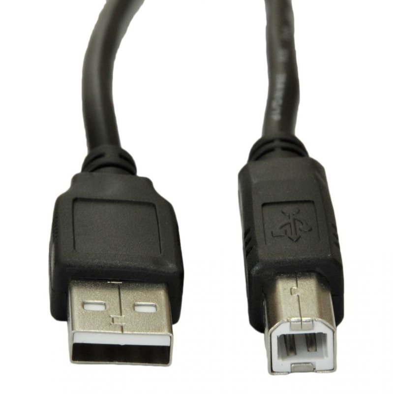 Slika - Akyga AK-USB-04 USB 2.0 A - USB B 1,8m Black, kabel