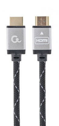 Gembird CCB-HDMIL-3M High Speed ​​HDMI Ethernet Select Plus serija kabel 3 m Črna/siva