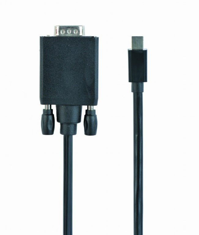 Slika - Gembird CC-mDPM-VGAM-6 Mini DisplayPort na VGA adapter kabel 1,8 m črn