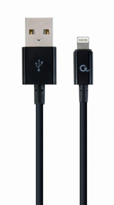 Gembird CC-USB2P-AMLM-2M 8-polni lightning polnilni in podatkovni kabel 2m črn