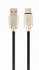 Slika - Gembird CC-USB2R-AMCM-1M Premium rubber USB C charging /data 1m Black, kabel