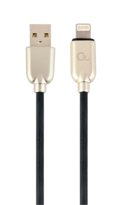Gembird CC-USB2R-AMLM-2M-R Premium Lightning (8-pin) polnilni in podatkovni kabel 2 m črn