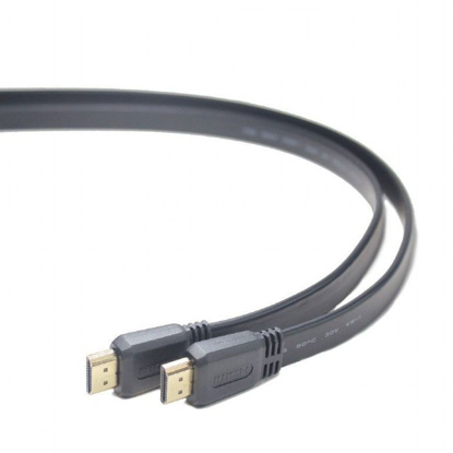 Gembird CC-HDMI4F-6 HDMI 1.4 M/M 1,8m Flat Black, kabel