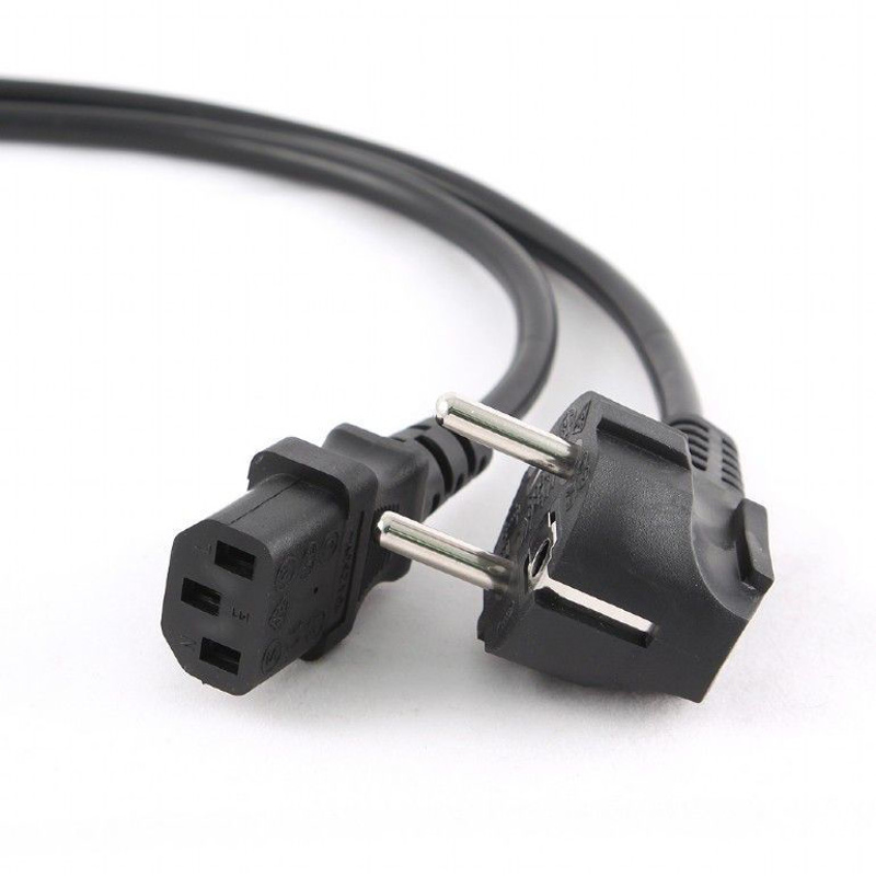 Slika - Gembird PC-186-VDE Omrežni napajalni kabel 1,8 m črne barve