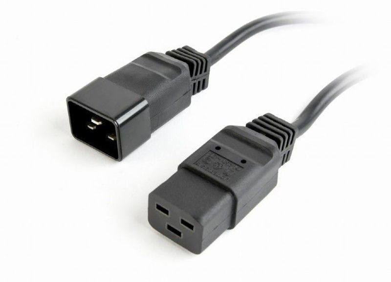 Slika - Gembird PC-189-C19 napajalni kabel (C19 do C20) 1,5 m črn