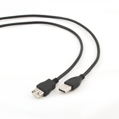 Gembird CCF-USB2-AMAF-10 USB 2.0 M/F 3m črn, podaljšek