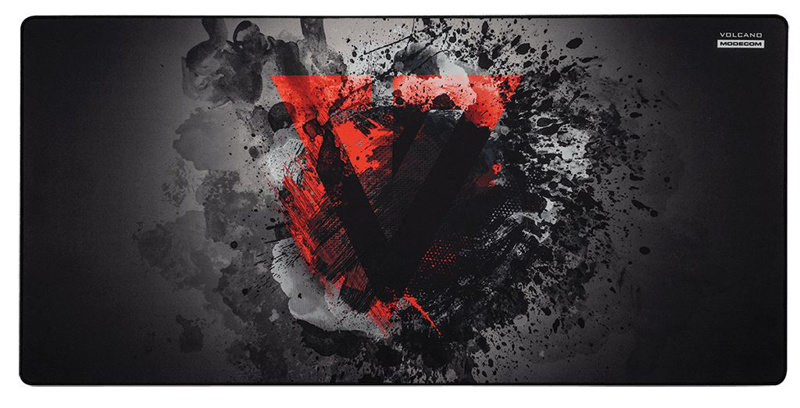 Slika - Modecom Volcano Meru Gaming črna/rdeča, podloga za miško