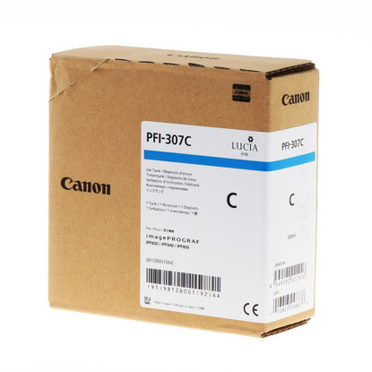 Canon PFI-307 C (9812B001) modra, originalna kartuša
