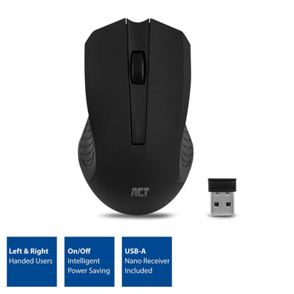 ACT AC5105 Wireless Black, brezžična miška