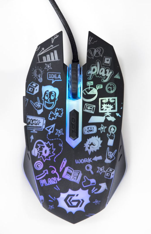 Slika - Gembird MUS-6B-GRAFIX-01 črna Gaming miška