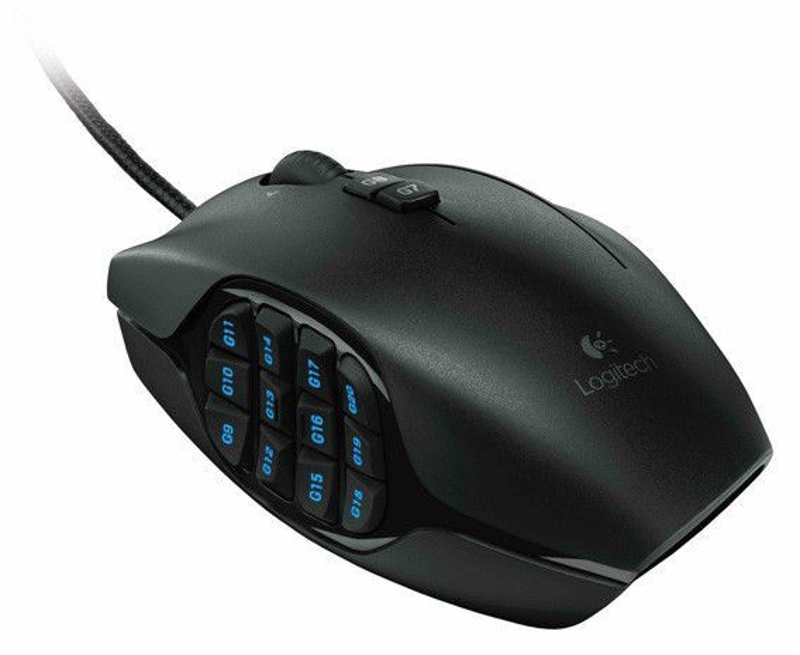 Slika - Logitech G600 gaming MMO črna miška