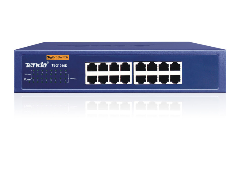 Slika - Tenda TEG1016D 16-port Gigabit Ethernet Switch