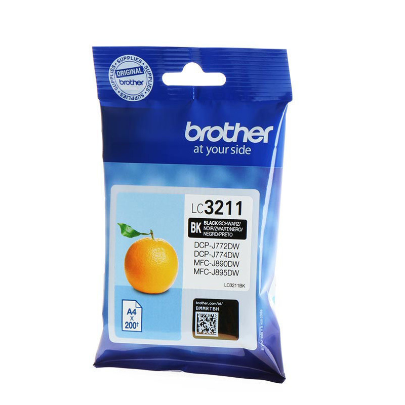 Slika - Brother LC3211BK črna, originalna kartuša