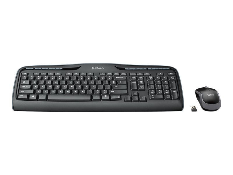 Slika - Logitech MK330 Wireless + Miška Black, brezžična tipkovnica