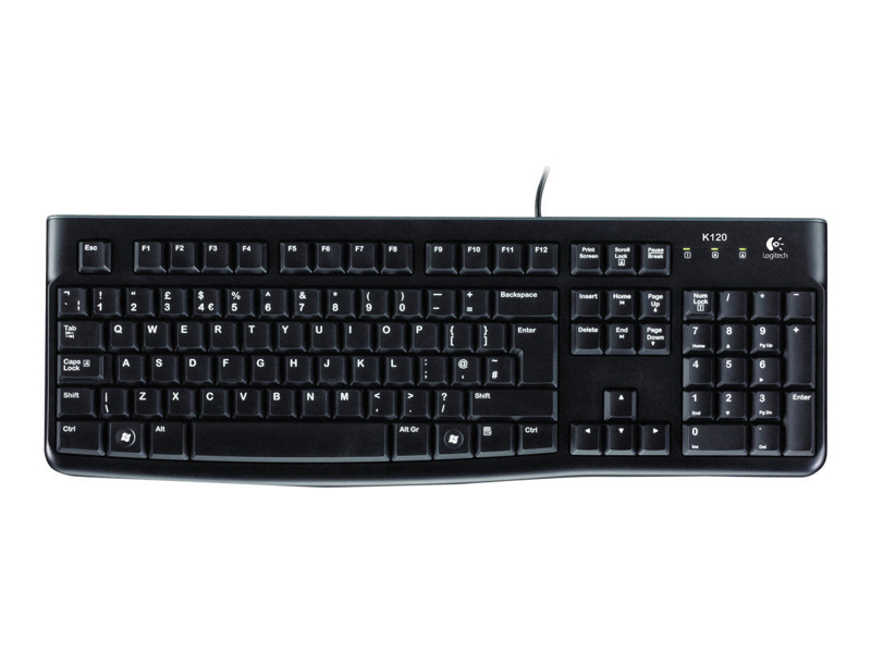 Slika - Logitech MK120 + Miška Black, tipkovnica