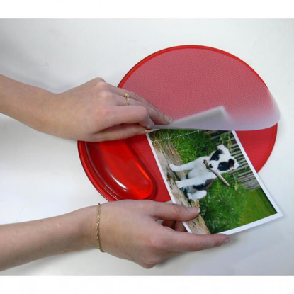 Logo 32946 ergonomic gel photo insert Red, ergonomska podloga za miško