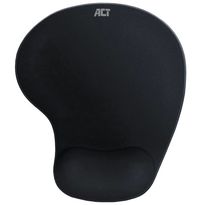 ACT AC8010 Ergonomic črna, ergonomska podloga za miško