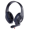 Slika - Gembird GHS-05-B Gaming črne/modre, slušalke z mikrofonom