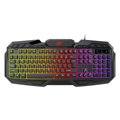 HAVIT Gamenote HV-KB406L / SLO RGB Black, tipkovnica