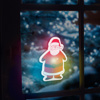 Christmas RGB LED decor - self adhesive - Santa