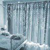 Light curtain - 100 LEDs - cool white - mains powered - IP44 - 2,2 m - 8 programs