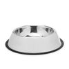 Feeding bowl - 18 cm - chrome