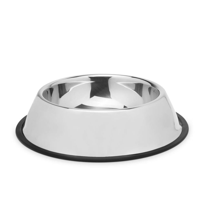 Feeding bowl - 18 cm - chrome