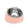 Feeding bowl for cats - 165 x 100 mm - pink