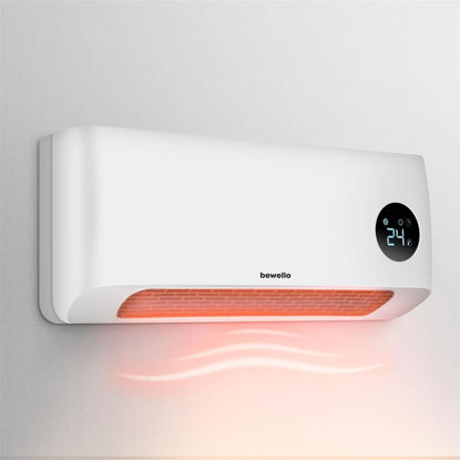 Heater - 1000/2000W - LED display - 230V - white