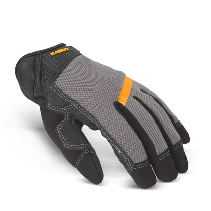 Gloves - "L" - PVC lining with touch screen fingertip