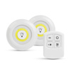 Self-adhesive wall lamp set - with remote control - battery operated
