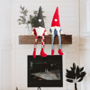 Christmas scandinave gnome with legs - 2 types - 50 cm
