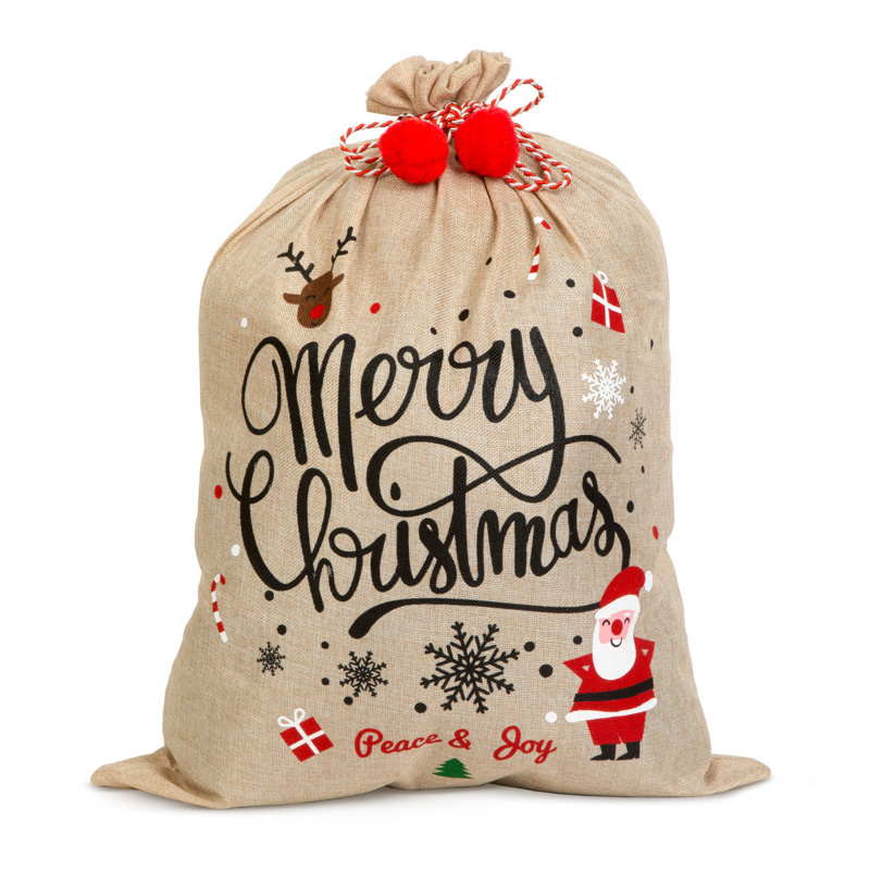 Santa's bag - 70 x 50 cm - sackcloth