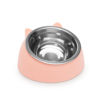 Feeding bowl for cats - 165 x 100 mm - pink