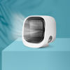 Portable mini air cooling fan - USB - white