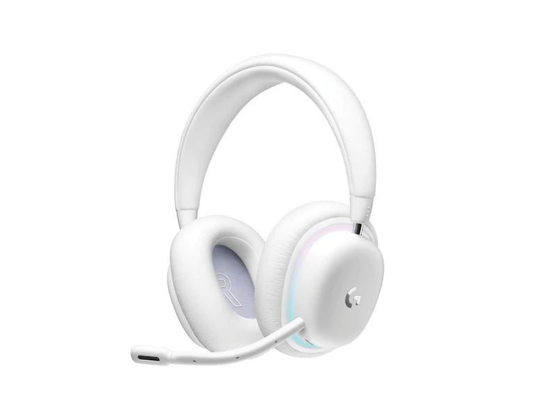 Slika - Logitech G735 brezžične Gaming bele, naglavne slušalke z mikrofonom