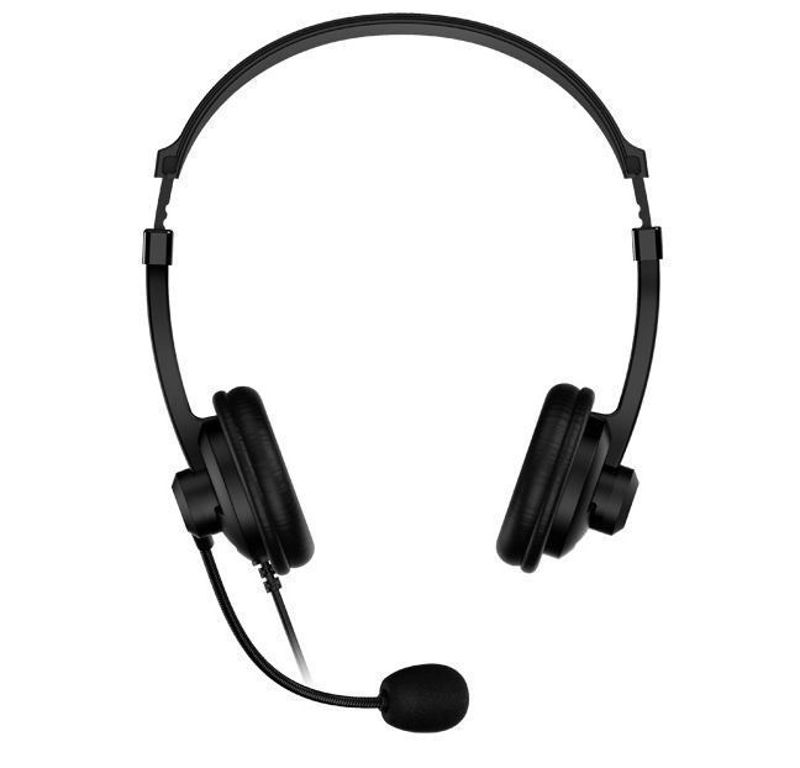 Slika - Genius HS-230U (31710021400) USB črne, naglavne slušalke z mikrofonom
