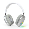 Slika - Gembird BHP-LED-02 BT LED Light effect bele, naglavne slušalke z mikrofonom