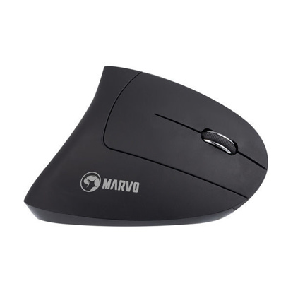 Marvo M706W wireless Black, ergonomska brezžična miška