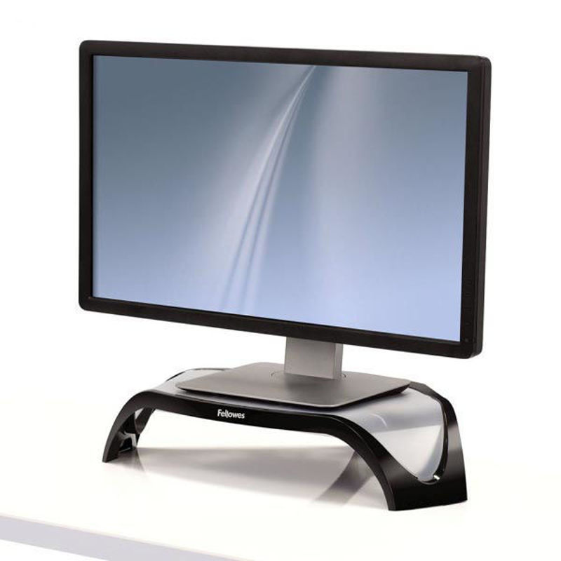 Slika - Fellowes Stand Smart 10 kg plastic črn and silver, stojalo za monitor
