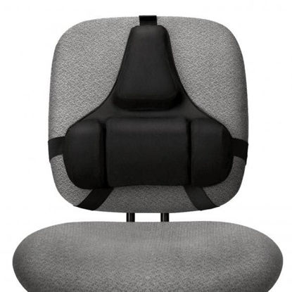 Fellowes Professional Series podpora za hrbet iz pene črna, ergonomska podloga za stol