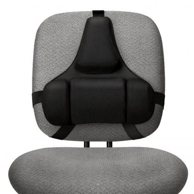 Slika - Fellowes Professional Series podpora za hrbet iz pene črna, ergonomska podloga za stol