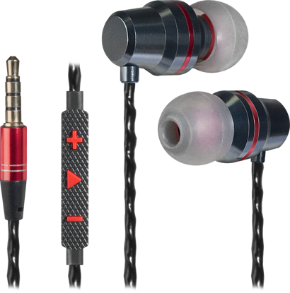 Defender Tanto (64451) 2.0 regulacija glasnosti črne, mobilne slušalke z mikrofonom
