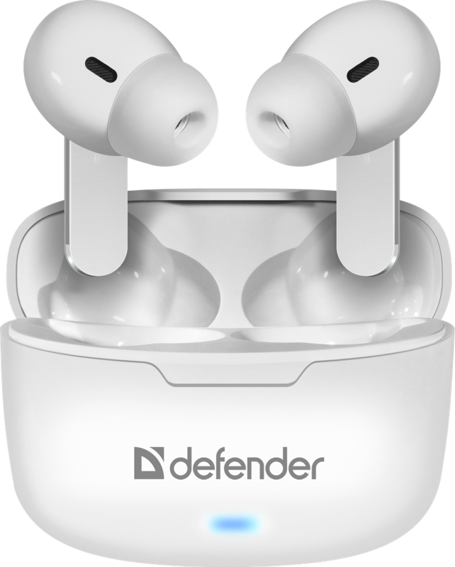 Slika - Defender Twins 903 BT 2.0 TWS (63903) lightning bele, mobilne slušalke z mikrofonom