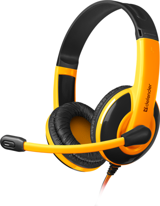 Defender Warhead G-120 (64099) regulacija glasnosti črne/oranžne, naglavne slušalke z mikrofonom