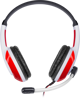 Slika - Defender Warhead G-120 (64098) regulacija glasnosti bele/rdeče, naglavne slušalke z mikrofonom