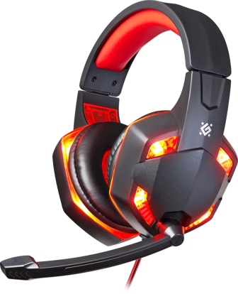 Defender Warhead G-370 (64037) Gaming 2.0 regulacija glasnosti črne/rdeče, naglavne slušalke z mikrofonom