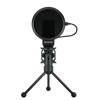Slika - Marvo MIC-03 streaming črn, mikrofon z stojalom