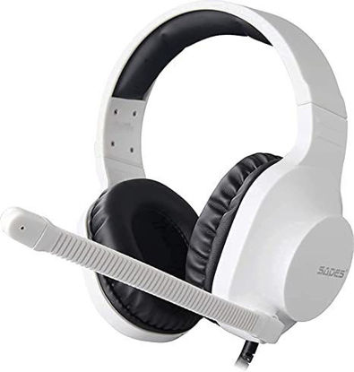 SADES Spirits SA-721W lahke bele Gaming slušalke z mikrofonom