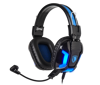 Slika - Sades Element Gaming črne/modre, slušalkez mikrofonom
